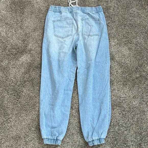 Forever 21 Denim Blue Joggers - Picture 4 of 4